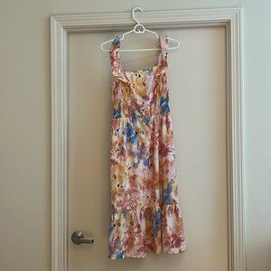 Sienna Sky Size Medium Floral Midi Dress
